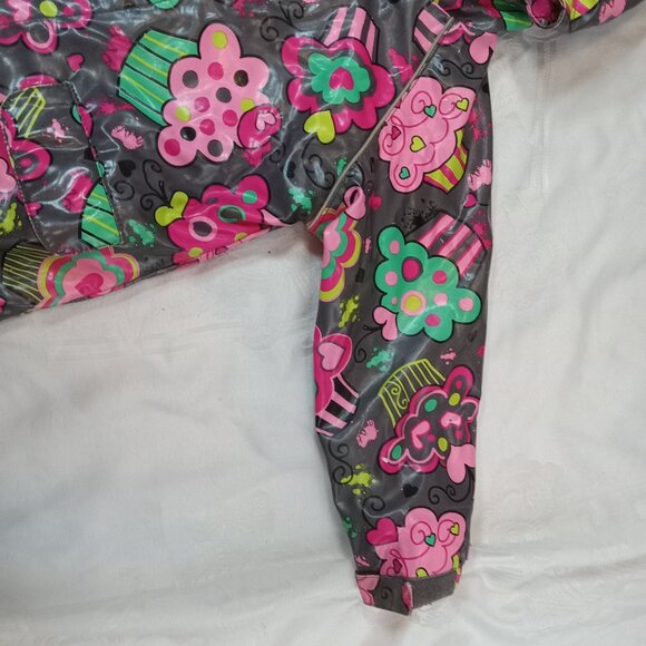 Children's Place Rain Coat Size 4T Rainwear Jacket Ready for Rain Pink Cupcake - Picture 4 of 16